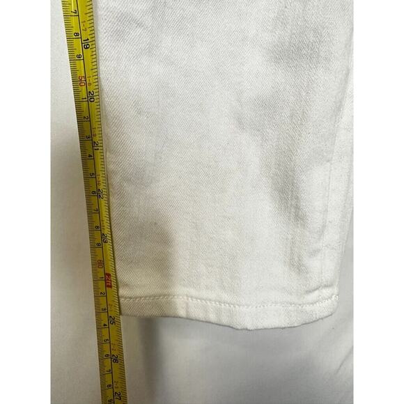 AG Adriano Goldschmied The Tellis Modern Slim Jeans 30x29 in White Stretch Denim - Picture 12 of 13